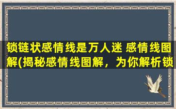 锁链状感情线是万人迷 感情线图解(揭秘感情线图解，为你解析锁链状感情线是如何成为万人迷的)